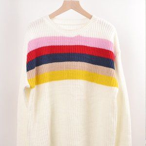 NWT Striped Pullover